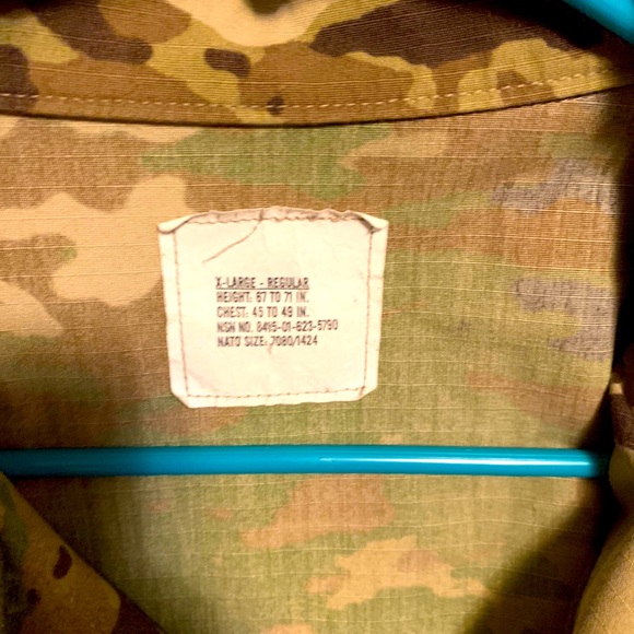 Military combat camouflage jacket - Picture 2 of 6